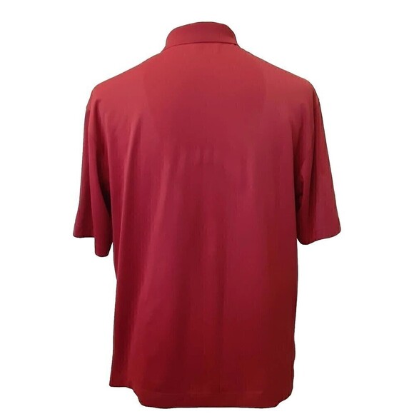 Men's Burgundy Nike Dry Fit Golf Shirt - Size L - Picture 3 of 6